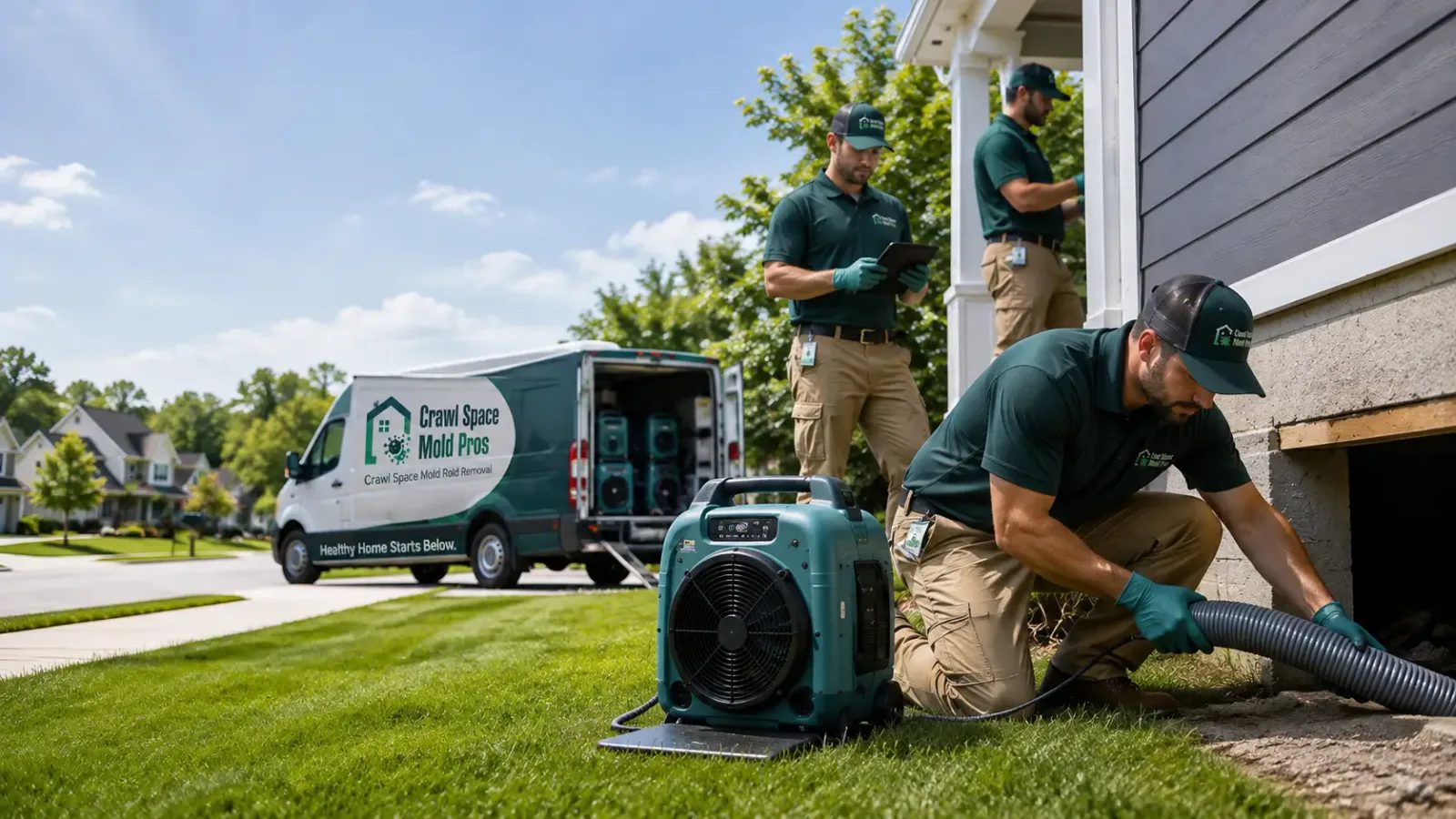 Crawl Space Mold Removal in Wausau, FL